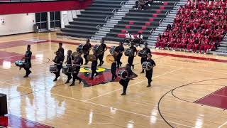 Stockbridge High School Drumline “Black Ice” 💥  SYyn City Cardinal Drumline Championship 2022 [upl. by Gretta]