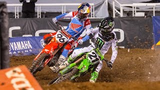 The Most Dangerous Overtaking of Supercross 2024 [upl. by Capriola330]