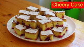 Cherry Clafoutis Cake Recipe  How to make  Step by step [upl. by Cottle]