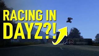 Racing With Motorized Shopping Carts In DayZ  Sunnyvale Servers [upl. by Platto]