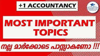 🔥1 ACCOUNTANCY MOST IMPORTANT TOPICS 2024🔥  Commerce Guru Malayalam [upl. by Tarrel]