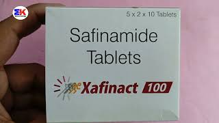 Xafinact 100 Tablet  Safinamide Tablet  Xafinact Tablet Uses Benefit Dosage review in hindi [upl. by Miyasawa543]