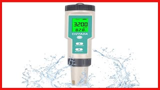 Digital Salinity Tester for Salt Water  Aquarium Salinity Meter with ATC IP67 Waterproof [upl. by Yenot]