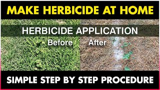 How to make WEED KILLER  HERBICIDE at home  How to Kill weeds Naturally  Organic Herbicide [upl. by Nosyla43]