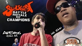 R2A SUNUGAN BATTLE ROYALE OF CHAMPIONS Apekz vs LiL John vs Razor [upl. by Masha571]