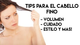 COMO ENGROSAR EL CABELLO FINO [upl. by Yoshiko]