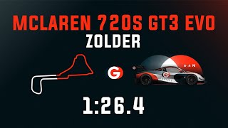 Zolder 1264  Mclaren 720S GT3 EVO  GO Setups  ACC 195 [upl. by Humfrey855]