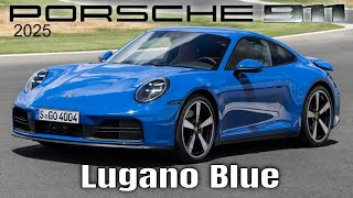 New 2025 Porsche 911 Carrera in Lugano Blue [upl. by Leelahk]