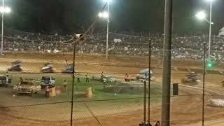 Brisbane Archerfield Speedway Sprintcars Race 2 030623 [upl. by Ellenet]