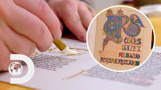 How To Make Illuminated Manuscripts Using Traditional Techniques  History In The Making [upl. by Anuahsat31]