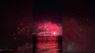 Fireworks Qatar🇶🇦 qatar crackers sea show event qatarlife 2024 live fireworks trending [upl. by Eellek921]