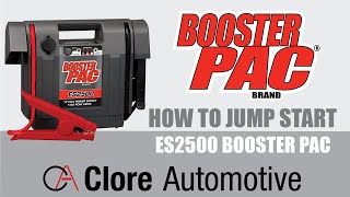 Booster Pac ES2500 Unit Jump Starting Guide  Clore Automotive [upl. by Tibold453]