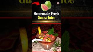 Homemade Fresh Guava Juice🍈🥤 How To Make Guava Juice  Guava Juice Recipe 😋👌🏻 [upl. by Farro442]