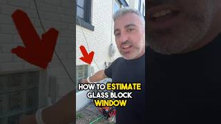 HOW TO ESTIMATE GLASS BLOCK WINDOW [upl. by Hnahc997]