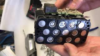 milwaukee 9aH battery teardown salvage SAMSUNG 18650 30Q [upl. by Sailesh]