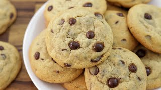 Soft and Chewy Chocolate Chip Cookies Recipe [upl. by Kohler]