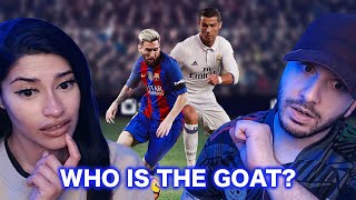 First Time Watching Messi vs Ronaldo  The Best GOAT Comparison [upl. by Llessur179]