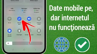 CUM SE REPARĂ Date mobile dar internetul nu funcționează  Datele mobile nu funcționează [upl. by Namyl]