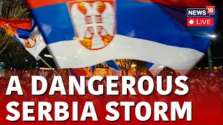 Serbia Protests Live News  Serbia Protests Over Alleged Fraud In Elections  Srebia Police  N18L [upl. by Sivlek459]