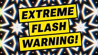 Psychedelic Strobe Light Party VJ Loop  EXTREME FLASH WARNING [upl. by Alledi580]