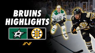 Bruins Highlights Best of Bostons Shootout Thriller Against Stars [upl. by Ayotol508]