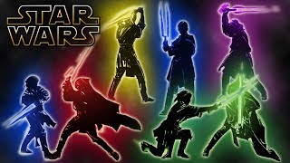 Different Lightsaber Combat Forms Legends  Star Wars Explained [upl. by Lenni]