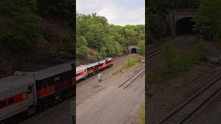 New Haven 230 Metro North Train 876 Exits Garrison Tunnel 😃 [upl. by Marven]