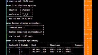 MySQL Cluster Manager 12  Tutorial [upl. by Ahsimit]