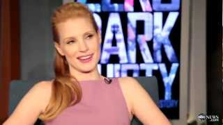 Jessica Chastain Interview 2012 Star Hunts Osama bin Laden in Zero Dark Thirty [upl. by Herm]