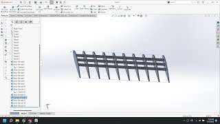 How to Design Aircraft Wing in Solid Works aircraft wings 3d solidworks ribs spars [upl. by Atnahsa]