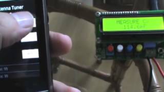 Antenna Tuner controlled by Arduino and Android Test I [upl. by Nilyahs]