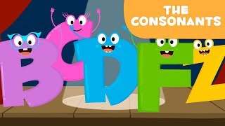 My First Letters  Consonants For Kids [upl. by Euqimod695]