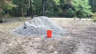 HOW TO MOVE 15 TONS OF GRAVEL BY HAND [upl. by Nielson723]