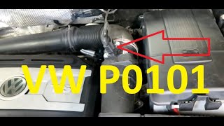 Causes and Fixes Volkswagen P0101 Code Mass or Volume Air Flow Circuit RangePerformance Problem [upl. by Lukey936]