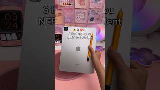 iPad apps you NEED as a student ❤️‍🔥 apple pencil  productivity apps  iPad for students [upl. by Nylitak199]