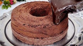 A MELHOR RECEITA DE BOLO DE CHOCOLATE  BOLO RÁPIDO E FOFINHO COM A MESMA MEDIDA [upl. by Allyce]