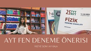 TIP ÖĞRENCİSİNDEN AYT FEN DENEME ÖNERİSİ [upl. by Amle]