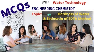 MCQ  Engineering Chemistry  Hardness amp Estimation of hardness by EDTA Method [upl. by Greenwell174]