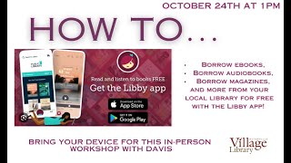 How to Use Libby Libby is a mobile app that supports users in accessing library ebooks [upl. by Nydroj]