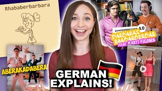 German Reacts to the VIRAL “Barbaras Rhubarb Bar” Song  Feli from Germany [upl. by Hedwiga]