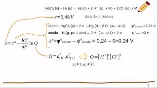 Ejercicio electroquímica calomel [upl. by Trefler314]