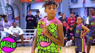 6TH GRADER Elijah Redfern CROSSES EVERYONE  2017 MSHTV Camp amp D RICH TV Camp [upl. by Estrin]