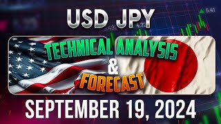 Latest USDJPY Forecast and Technical Analysis for September 19 2024 [upl. by Sirtimed]