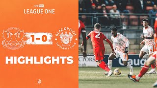 Highlights  Leyton Orient v Blackpool [upl. by Ulises155]