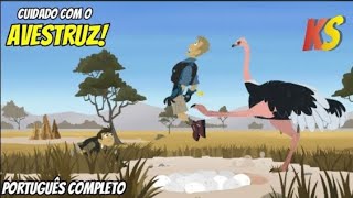 kratts series  cuidado com o Avestruz áudio 100 episódio completo  português [upl. by Raseda]