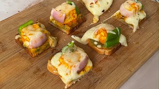 Famous Paneer Tikka Open Sandwich on Tawa  Street Style Paneer Tikka Open Sandwich  Paneer Tikka [upl. by Supple687]