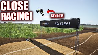 RACING 450 HORSEPOWER DIRTBIKES ON STRAIGHT RHYTHM WAS INSANE MX BIKES [upl. by Annel]