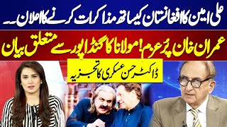 Ali Amin Announcement to Negotiate with Afghanistan  Imran Khan in Action  Hasan Askaris Analysis [upl. by Edmonda]