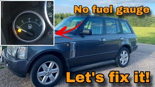 Range Rover L322 with No Fuel Gauge  Lets Fix the Previous Mechanics Error [upl. by Aihsenyt280]