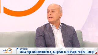 Aleksandar Seničić YUTA je u blokadi ali još nije bankrotirala [upl. by Siger]